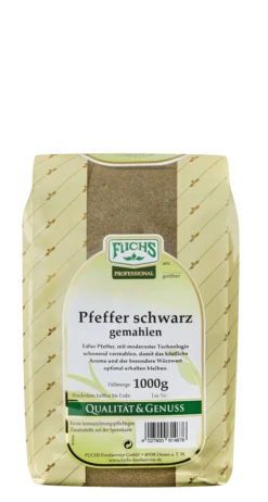 Fuchs Pfeffer Schwarz Gemahlen (1kg)