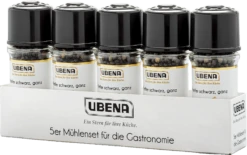 Ubena 5er Set Pfeffer Schwarz Ganz (5x45g)
