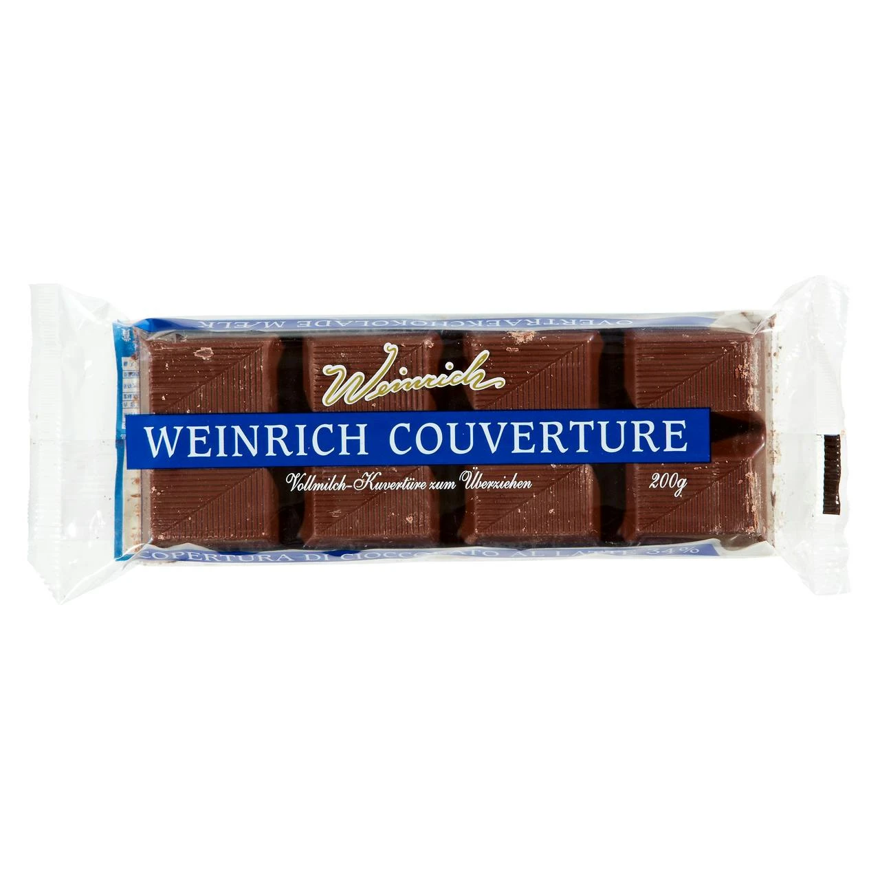 Weinrich Küvertüre Vollmilch 35 % Kakao (200 G)