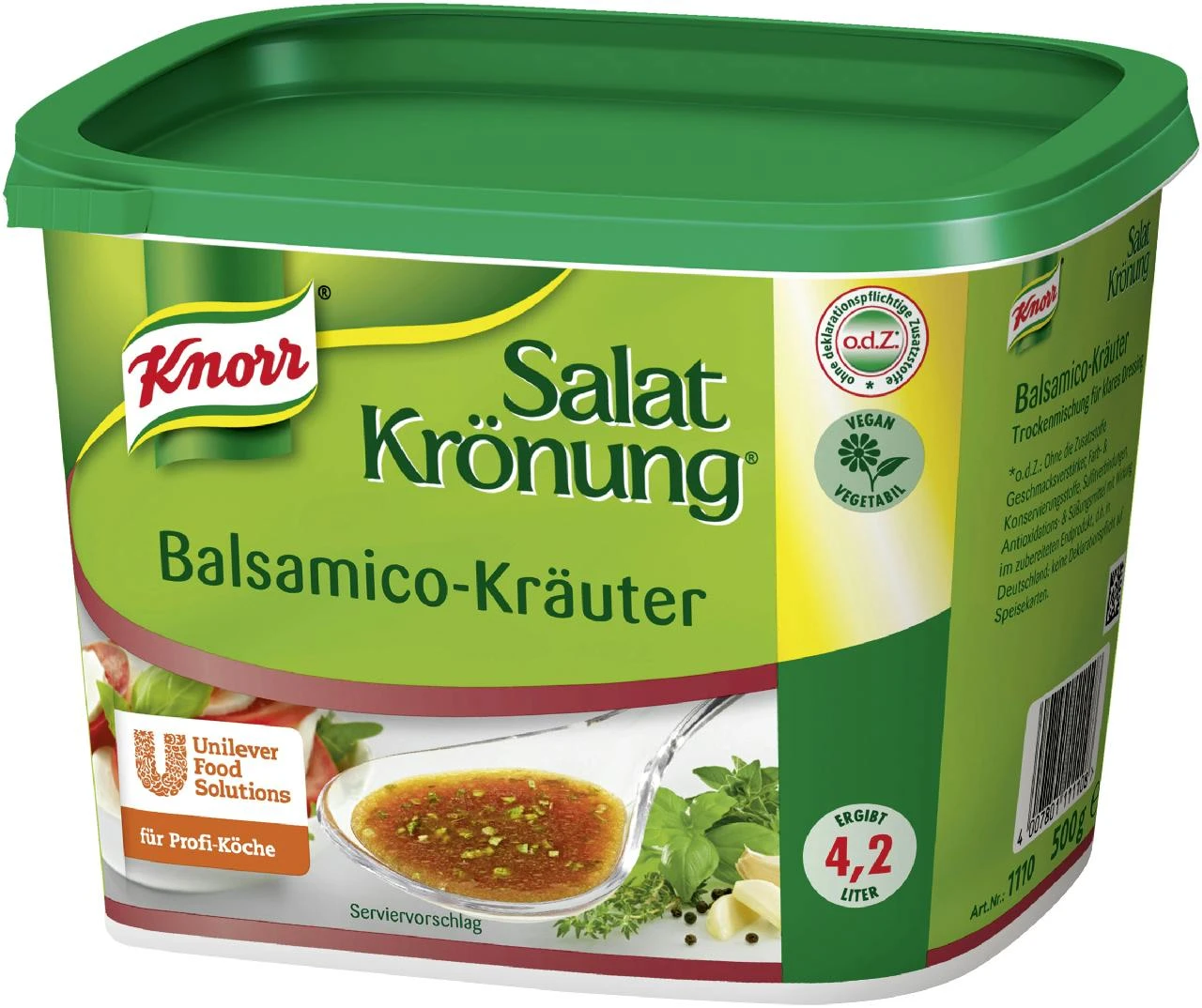 Kühne Salata Kräuter Würzig Fertige Salatwürze Auf Essigbasis (10 L) – Bild 5