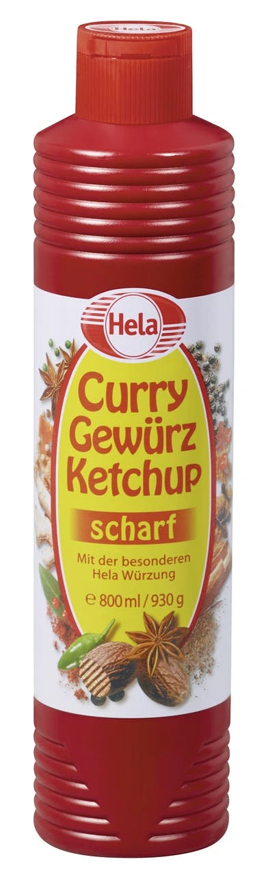 Hela Schaschlik Gewürzketchup Pikant (800 Ml) – Bild 2