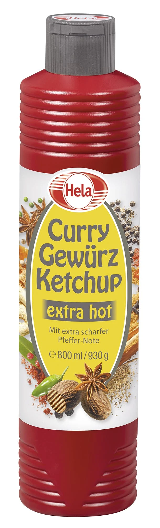 Hela Curry Gewürzketchup Scharf (800 Ml) – Bild 2