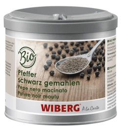 WIBERG BIO Pfeffer Schwarz Gemahlen (470 Ml)