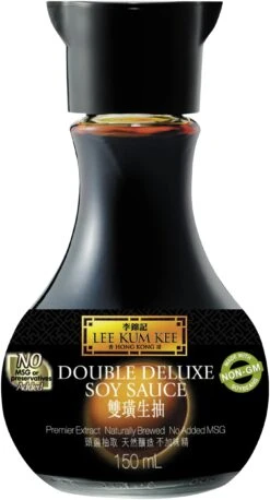 LEE KUM KEE Sojasauce Double Deluxe Tischflasche 6 X 150 Ml (900 Ml)