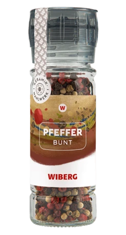 WIBERG Gewürzmühle Pfeffer Bunt Ganz (43 G)