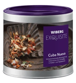 WIBERG Exquisite Cuba Nueva, Temperamentvolle Würzmischung Kubanischer Art Mit Kaffee, Limetten- Und Tabakaroma (210g)
