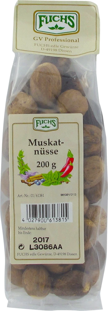 Ubena Muskatnüsse Ganz (250g) – Bild 2